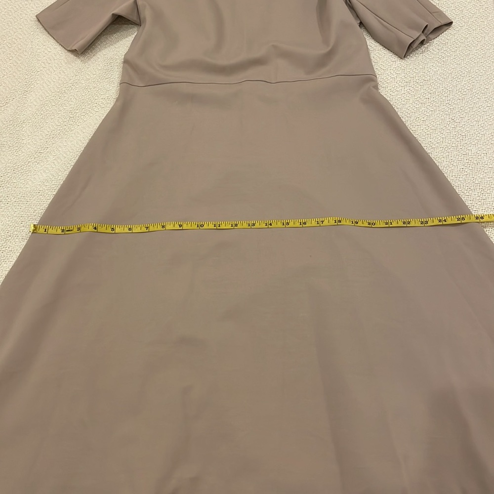 UNIQLO NWT ponte flare short sleeve dress large - Picture 9 of 10